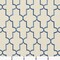 Blue Embroidery Geometric Linen Look Woven Pattern Upholstery Fabric by The Yard - SKU: Barron Twilight